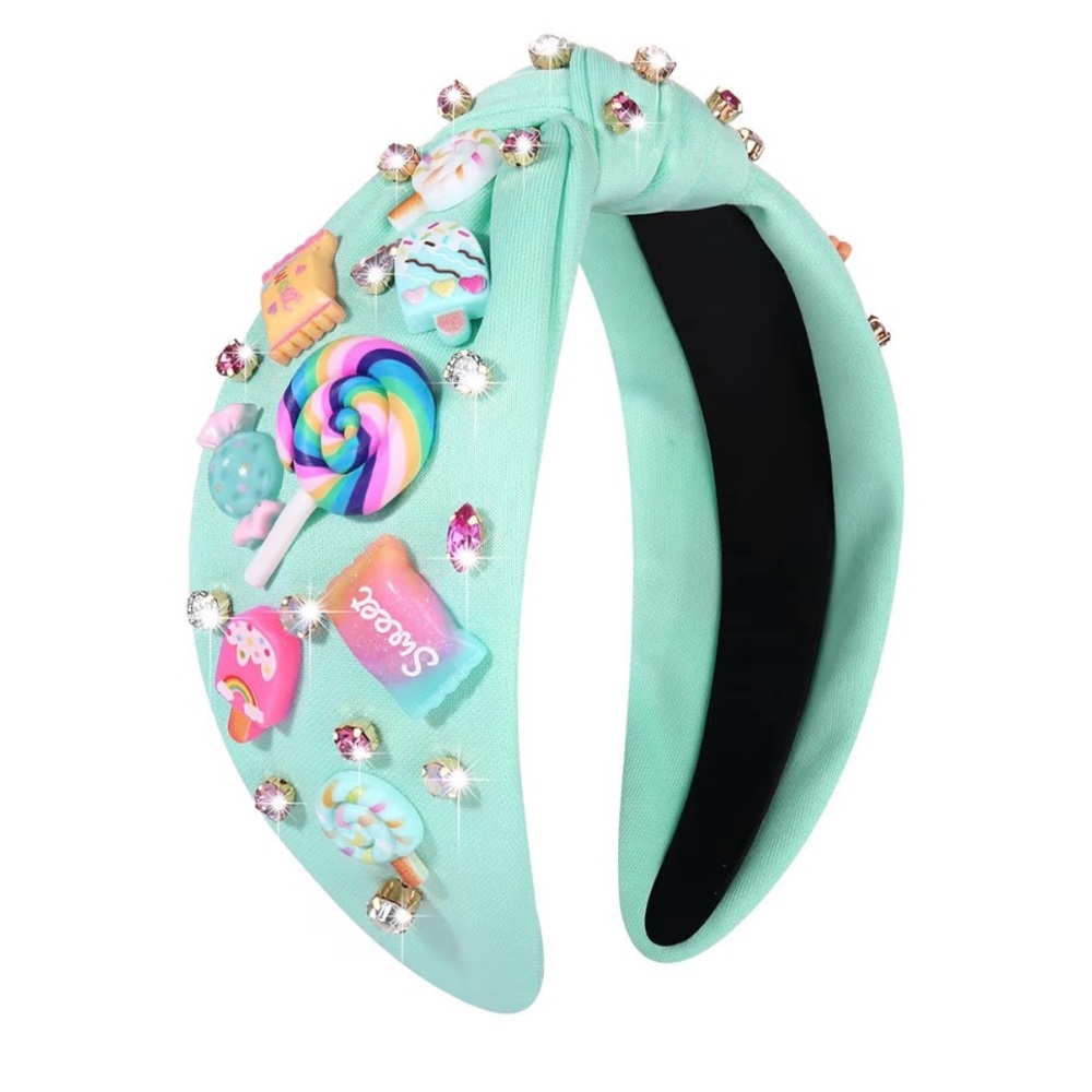 Candy-Themed Headband - Mint Green